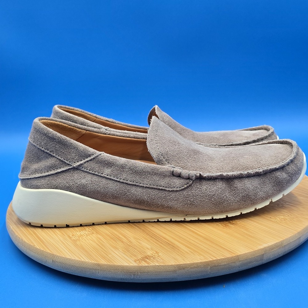 OluKai Ka'a Loafer Suede Slip‎ On Shoes Men's US 10 EUR 43 Gray Casual NWOB